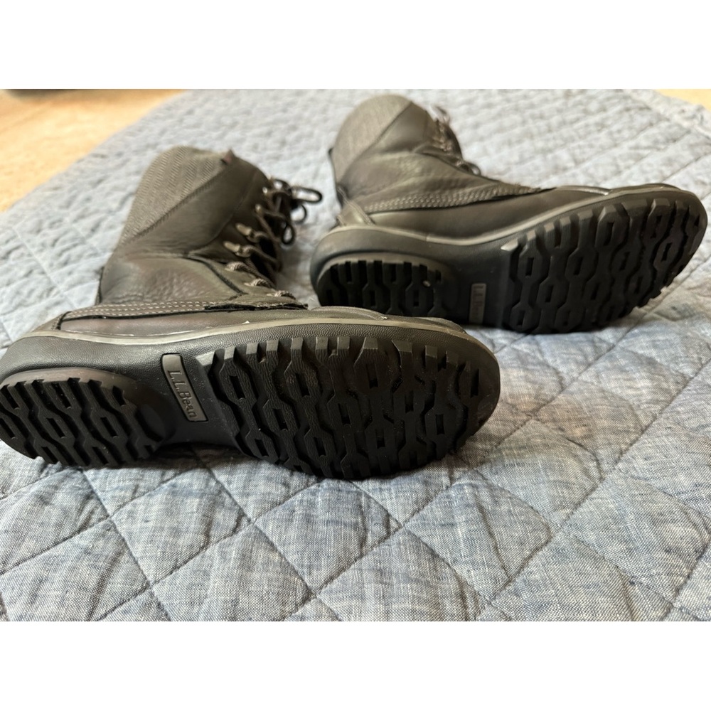 L. L. Bean Winter Boot - Black -Size 7 - image 4